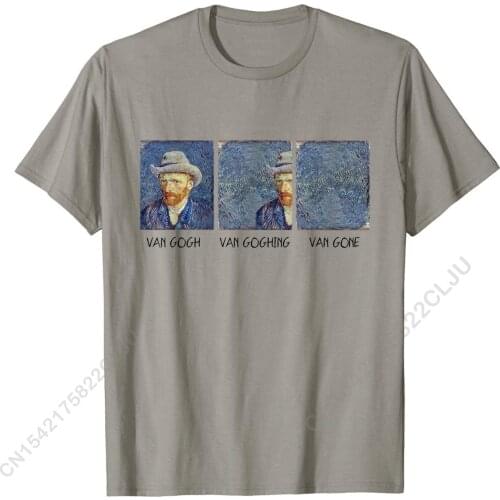 Van Gogh Van Goghing Van Gone Funny T-Shirt Design T Shirt Cotton Mens T Shirt Design Cheap