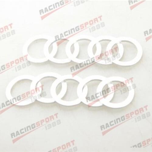 10PCS Aluminum Washers AN10 (ID 22.5mm) For AN10 Adapter