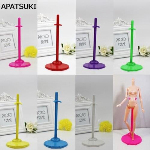 10pcs/lot Doll Stand Display Holder For Barbie Dolls Support For Monster High dolls For Ever After High Doll Accessories