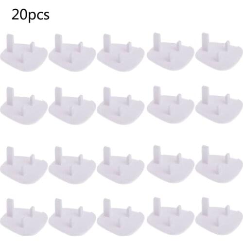 20pc Baby Proofing Child Home Safety Socket Covers UK Power Plug Socket Cover Baby Proof Child Safety Protector Guard Electrical