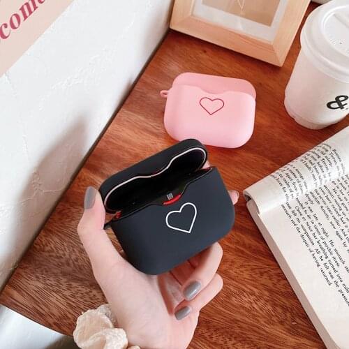 For SONY WF-1000XM3 Earphone Case Love Heart Matte Hard PC Protect Earphone Cover For SONY WF1000XM3 Fashion Plain Headset Case