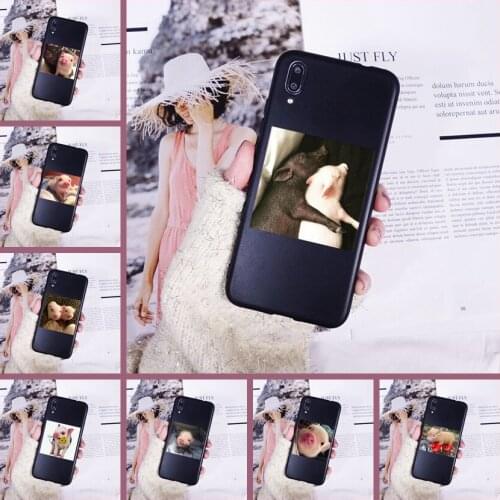 Phone Case For Huawei Y9 Y7 Y6 Pro Prime 2019 Cute Pig Kawaii Animal Silicone Soft Back Cover For Huawei Y5 Y6 Y7 2019 Case