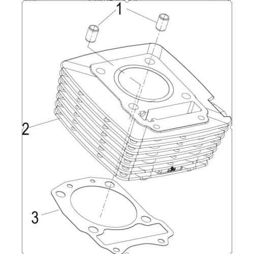 Cylinder page of Benelli TNT150 BJ150-29A BJ150-29B