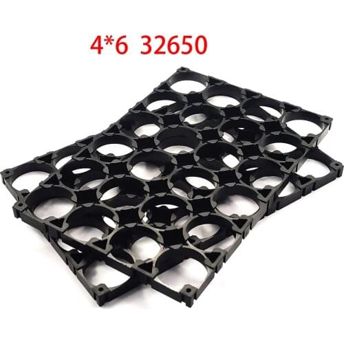 32650 Battery Holder Cell Holder Anti-Vibration Plastic Brackets 32650 Bracket For 32650 Batteries