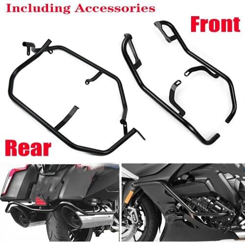 For BMW K1600B K1600GT/GTL/GA K1600 Front&Rear Engine Saddlebag Side Guard Highway Crash Bar Bumper Stunt Cage Frame Protection