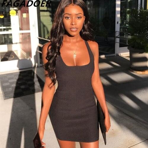 Летние платья в полоску FAGADOER China At AliExpress