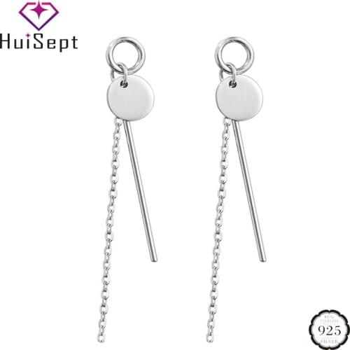 Серебряные серьги HuiSept China At AliExpress