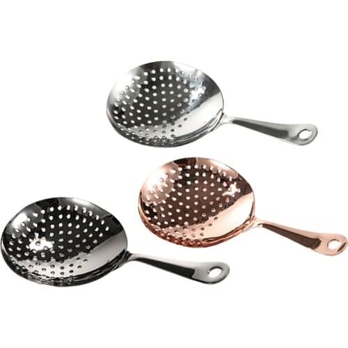 Julep Bar Cocktail Strainer Stainless Steel Copper Plated Bartending Tools