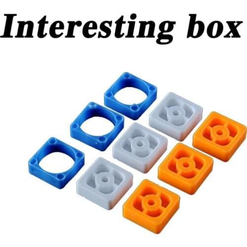 Crab Kingdom DIY model technology production accessories plastic square fixed piece 1401 10