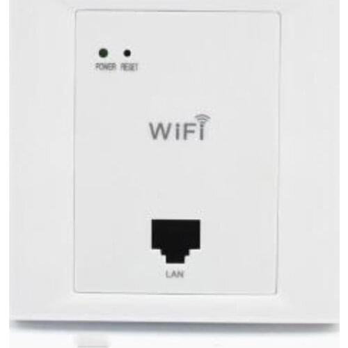ANDDEAR White Wireless WiFi in Wall AP High Quality Hotel Rooms Wi-Fi Cover Mini Wall-mount AP Router Access Point