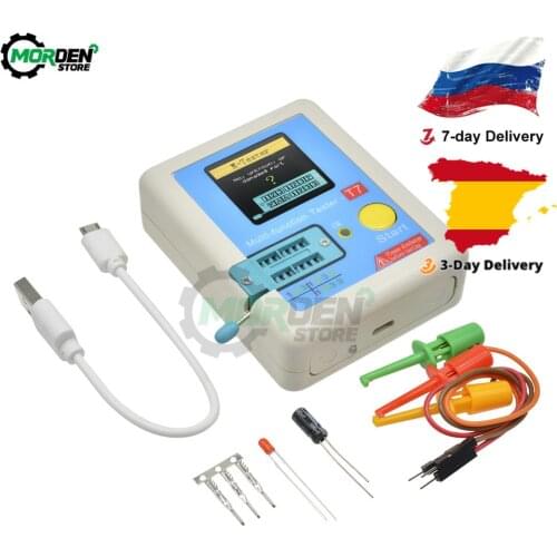 Multimeter LCR-T7 T7 Transistor Tester TFT Diode Triode Capacitance Meter LCR ESR Meter MOSFET IR Multifunction Tester Dropship