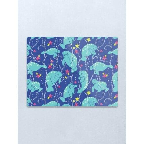 Oh The Hue-Manatee: Bright Metal Print Tin Sign Bar Home Wall Decor Metal Art Poster Farmhouse Decor for The Home Metal Wall