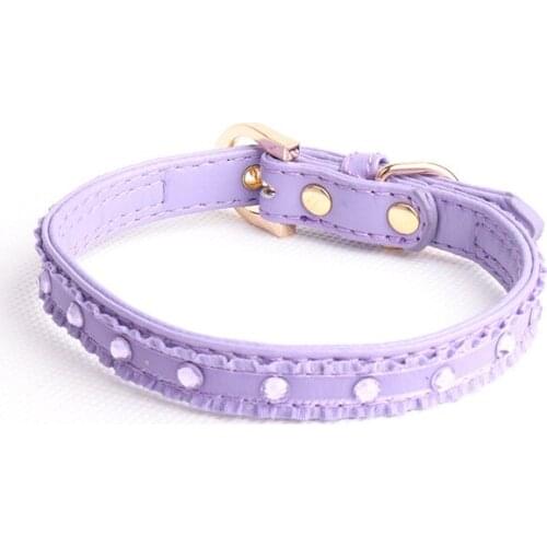 20PCS / LOT Pet Collar Rhinestone Pet Cat Collar Puppy Necklace Cat Dog Grooming Accessories