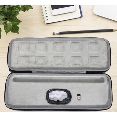 Protable EVA Hard Storage Case Waterproof Protect Bag Box Travel Carry Case For Logitech MX Keys Advanced Keyboard Accessories