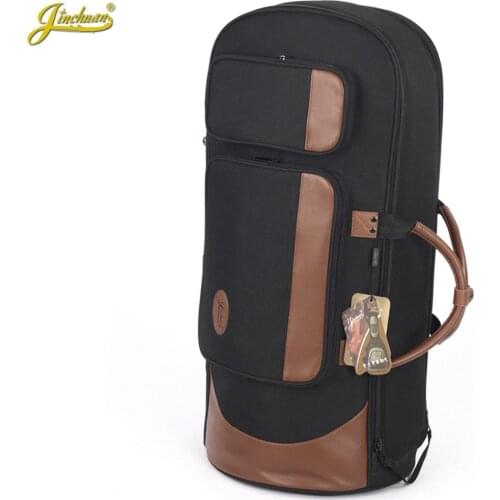 Professional Portable Luxury standing key bond tenor horn bag euphonium case four flat key horn soft gig backpack cover shoulder