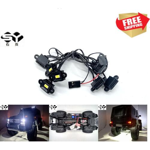 RC Radio control car Wheel arch LED wheel eyebrow light chassis led for TRX4 G500 option upgrade parts