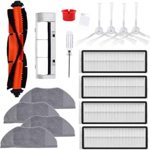 Replacement Brush Filter Cleaning Rag Mop Cloth Main Side Brushes Filters for Mijia G1 Robot Vacuum Cleaner Accessories