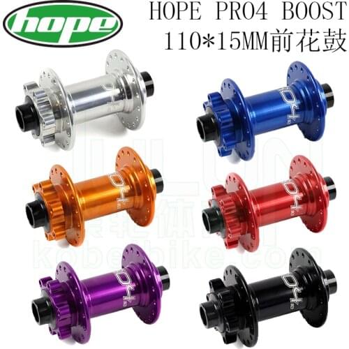 HOPE Pro4 Hub Mtb Disc Brake 32 Hole Bicycle boost Hub Front Thru Axle 15x110mm