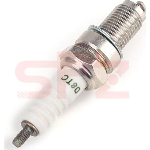 High-quality D8TC spark plug is suitable for CG 125cc 150cc 150cc 200cc 250cc D8TC motorcycle platinum nozzle spark plug