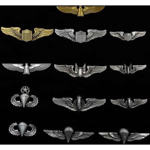 Top Quality 1PC U.S. Army Air Force Paratrooper Airborne Floo Badge Military Medal Souvenir Gifts