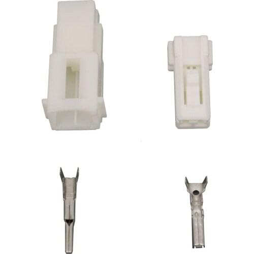 2 Pin Female And Male Plastic Housing Connector Plug PA Material DJ7022Y-1.8-11/21