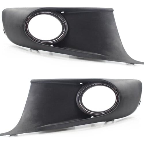 2Pcs Front Bumper Fog Light Grille Fit For VW Touran CADDY 10-15 Sporty Look