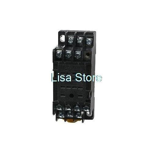 35mm DIN Rail Relay Socket Base PYF14A for MY4NJ MY2 MY4 HH54P Power Relay
