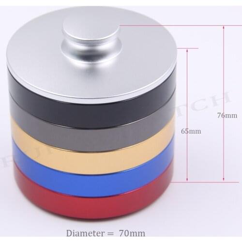 5pc Small Size 70*13mm Aluminum alloy watchmaker oil pot with lid watch cylinder