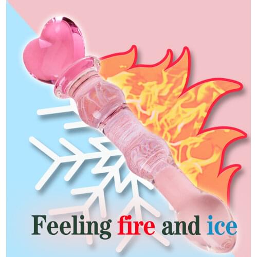 Candiway Cute Smooth Crystal Glass Anal Plug Vaginal Anal Beads Plug Massage Masturbation Adult Sex Toys For Men Women