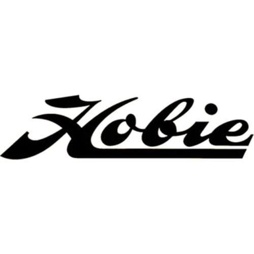 20.5*5CM HOBIE Fun Personality Car Stickers Car Styling Motorcycle Decals Black/Silver C1-0062
