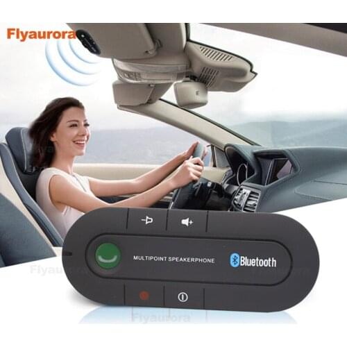 Car Visor On-board Bluetooth Car Kit MP3 Music Player Multipoint Speaker Phone 4.1 Wireless Handsfree for Earphone Smartphones