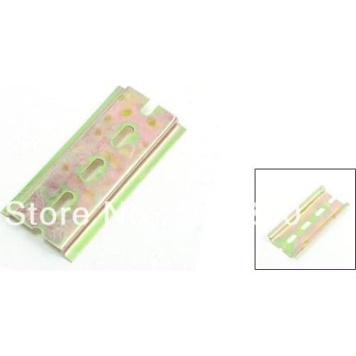78mm Length 35mm Width Metallic DIN Rail Guide Lead for Electric Circuit Breaker