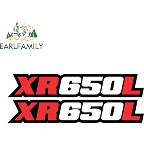 EARLFAMILY 13cm x 2.5cm 2x Car Styling XR650L Decals Graphics Swingarm Stickers Mx Dirtbike Car Sticker Waterproof Accessories