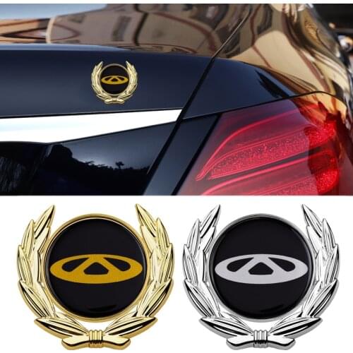 Car Trunk Emblem Body Decal Sticker Badge for Chery QQ Tiggoa A3 A5 M11 Fora Amulet Side Window Auto Styling Accessories