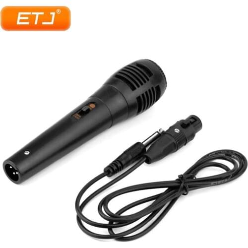 Classic Karaoke Wired Microphone Dynamic KTV With Switch Cardioid For Gaming Teaching Church Wedding Guide Live 21019