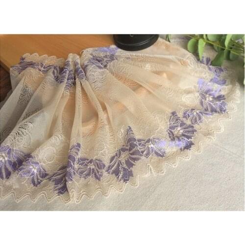 24CM width Soft stretch lace fabric DIY underwear skirt childrens clothing accessories decorative accessories materials