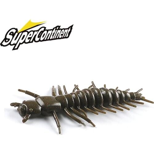 2021 New Zaza Larva soft lure75mm/50mm Floating Freshwater Swimbaits Silicone Soft Bait Worm For Fishing