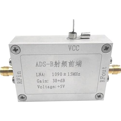 ADS B Radio Modules Accessories RF Amplifier Low Noise Electrical Vedio Frequency Tool Stable Front End 1090 MHz Power Signal