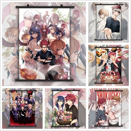 Shokugeki No Soma Souma Alice Rindou Erina Anime Posters Canvas Painting Wall Decor Wall Art Picture Room Decor Home Decor