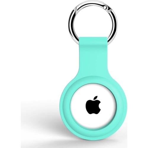 Silicone Protective Sleeve Case For Apple Airtag Locator Tracker Anti-lost Device Keychain Protector Cover