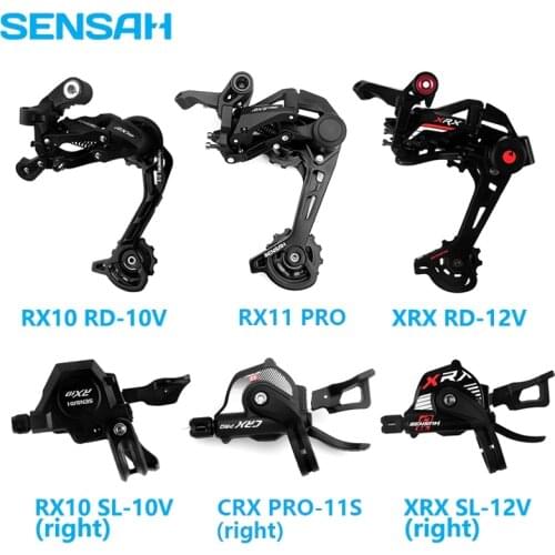 SENSAH Bike Rear derailleurs RX10 CRX XRX 10 11 12 speed derailleur finger dial Mountain bike derailleur for M6000 M8000 M9100