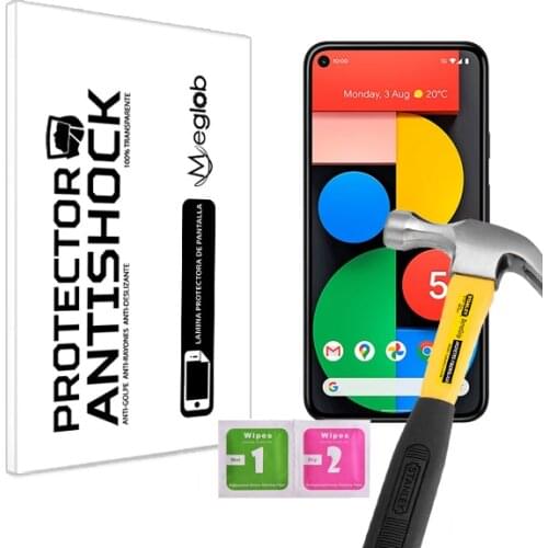 Screen protector Anti-Shock Anti-scratch Anti-Shatter compatible with Google Pixel 5