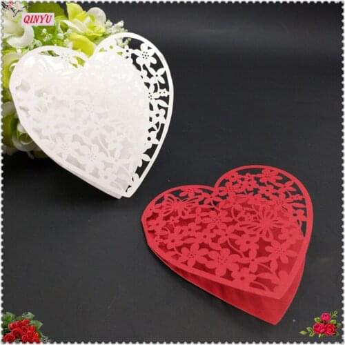10/50/100pcs Blank Heart Shape Craft Paper Hang Tag Wedding Party Label Price Gift Cards Decoration Bookmark greeting card 5Z