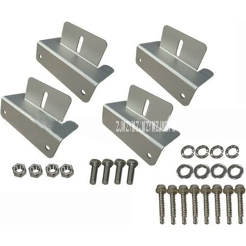 20 Sets New Arrival High Quality Z-type Aluminum Bracket Solar Panel Roof Mounting Bracket ZB-02 for Solar Car Yacht Stent Hot