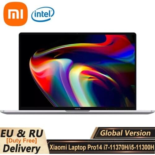 2021 Xiaomi Laptop Pro 14 Mi Notebook Intel i7-11370H/i5-11300H 14 Inch 2.5K IPS Screen 100% sRGB Windows 10 Computer 16GB+512GB