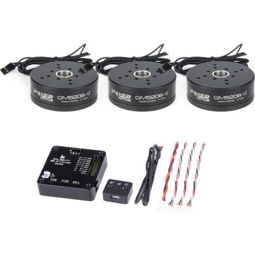 AlexMos 32 BIT (Extended) BGC with GM5208-12 Gimbal Motor System Combo Set for 3-axis camera stabilizing systems