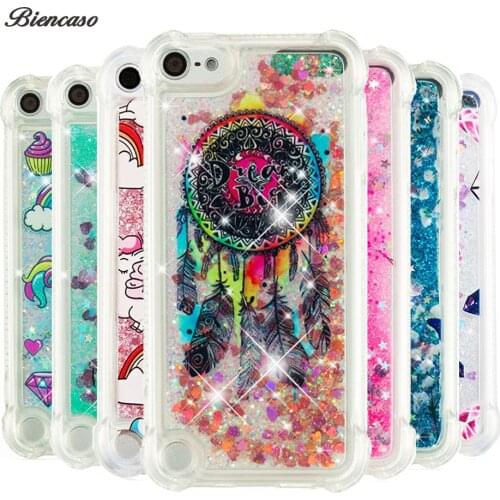 Case For iPod Touch 7 6 5 Dynamic Liquid Quicksand Soft TPU Cover For iPhone SE 2020 5 5S SE 6 6S 7 8 Plus 11 Pro Max X XR XS 10