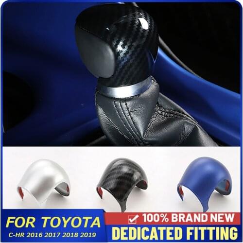 For Toyota CHR C-HR 2016 2017 2018 2019 Gear Shift Knob Handle Trims Cover Sticker Auto Accessories