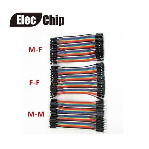 Dupont line 40P Dupont line*3=120pcs 10cm male to male+male to female and female to female jumper wire Dupont cable for arduino