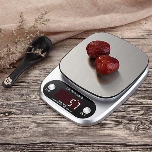 Stainless Steel Kitchen Scale Electronic Weighing 10kg/1g Household Kitchen Scale Food Mini Gram Scale Jewelry Said